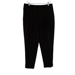 Alice + Olivia Pleated Front Black Pants sz 6